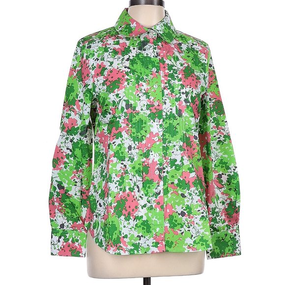 Tyler Boe Floral Print Long-Sleeve Button Down Shirt, 10 - Picture 1 of 2